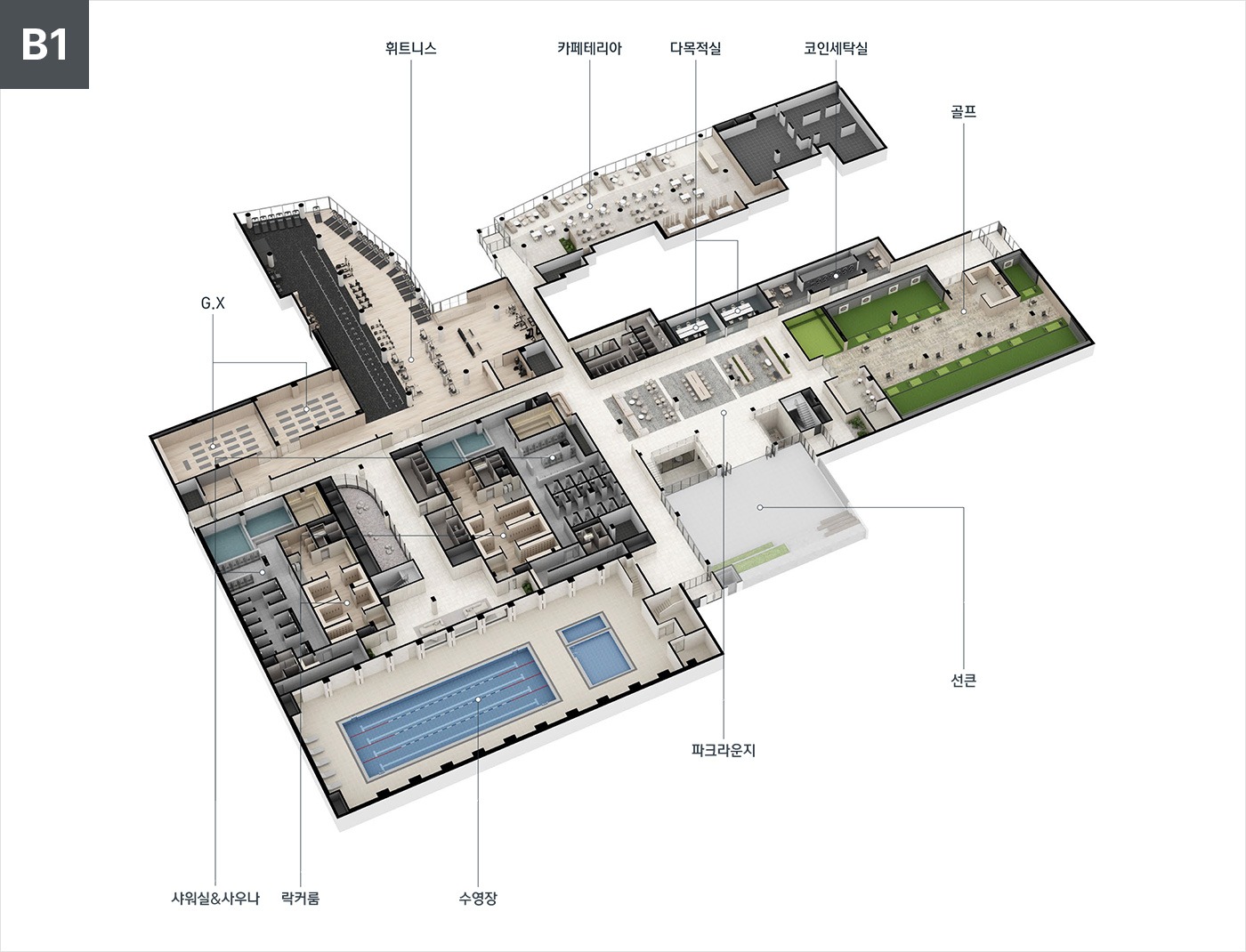 운정 아이파크 포레스트 커뮤니티 시설 1
