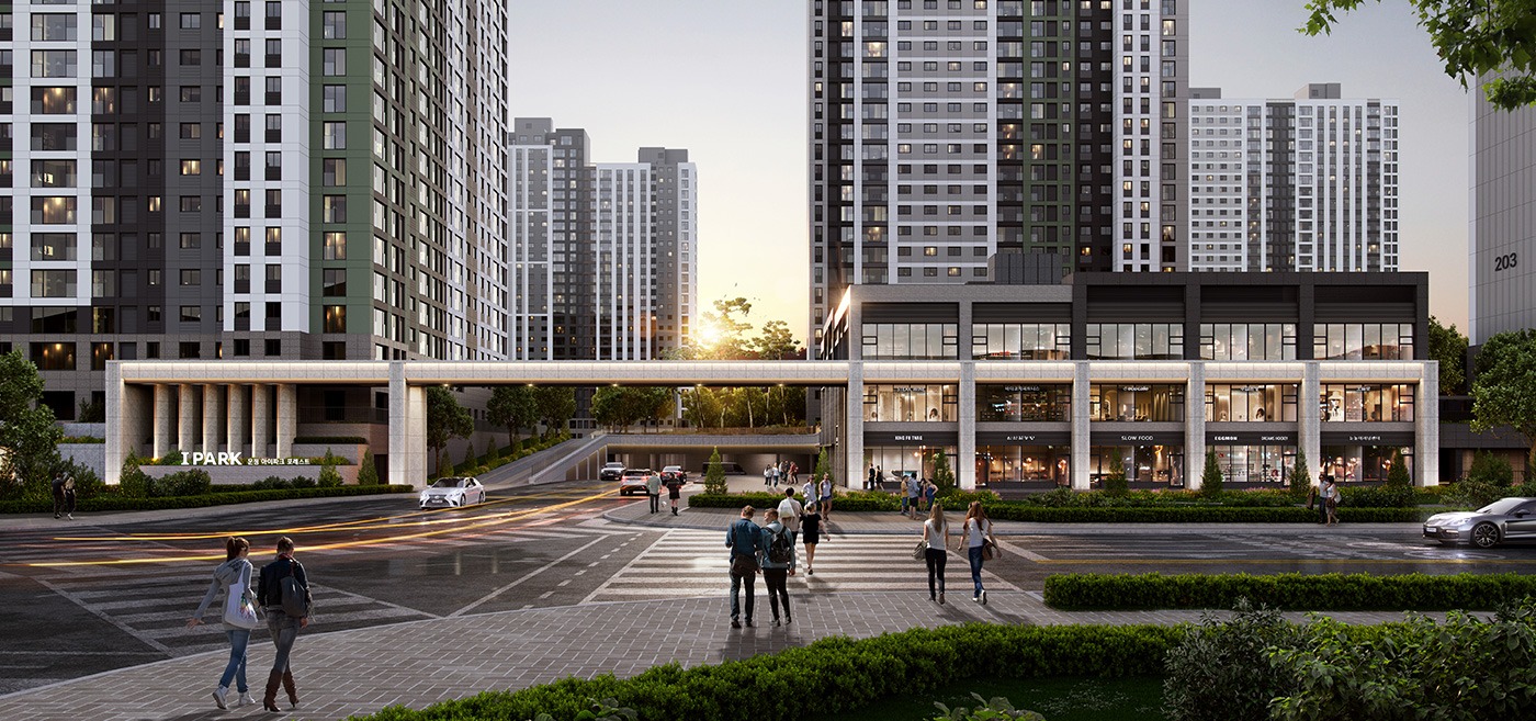 운정 아이파크 포레스트 단지설계 조감도