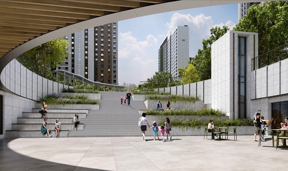 운정 아이파크 포레스트 단지설계 조감도