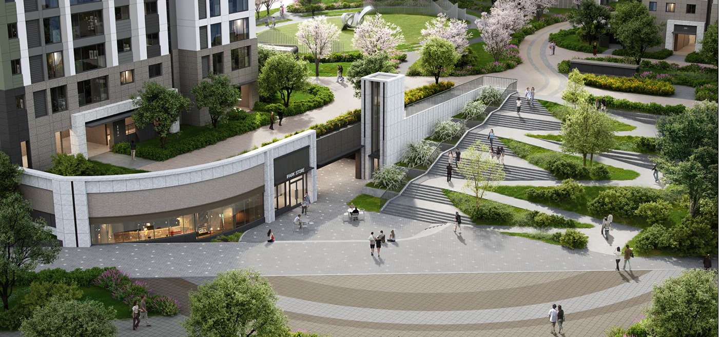 운정 아이파크 포레스트 단지설계 조감도