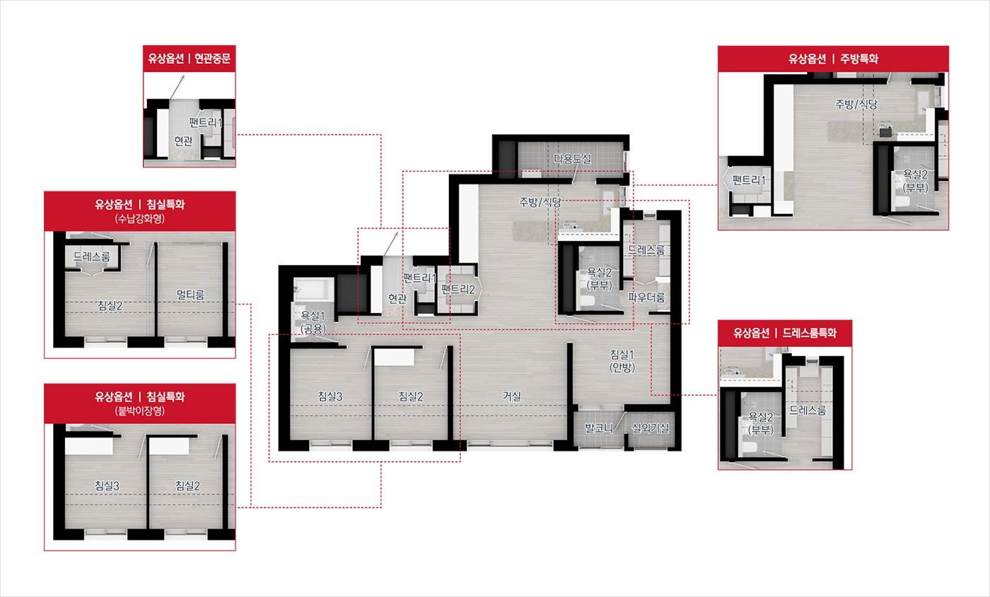 운정 아이파크 포레스트 84타입 C형 내부