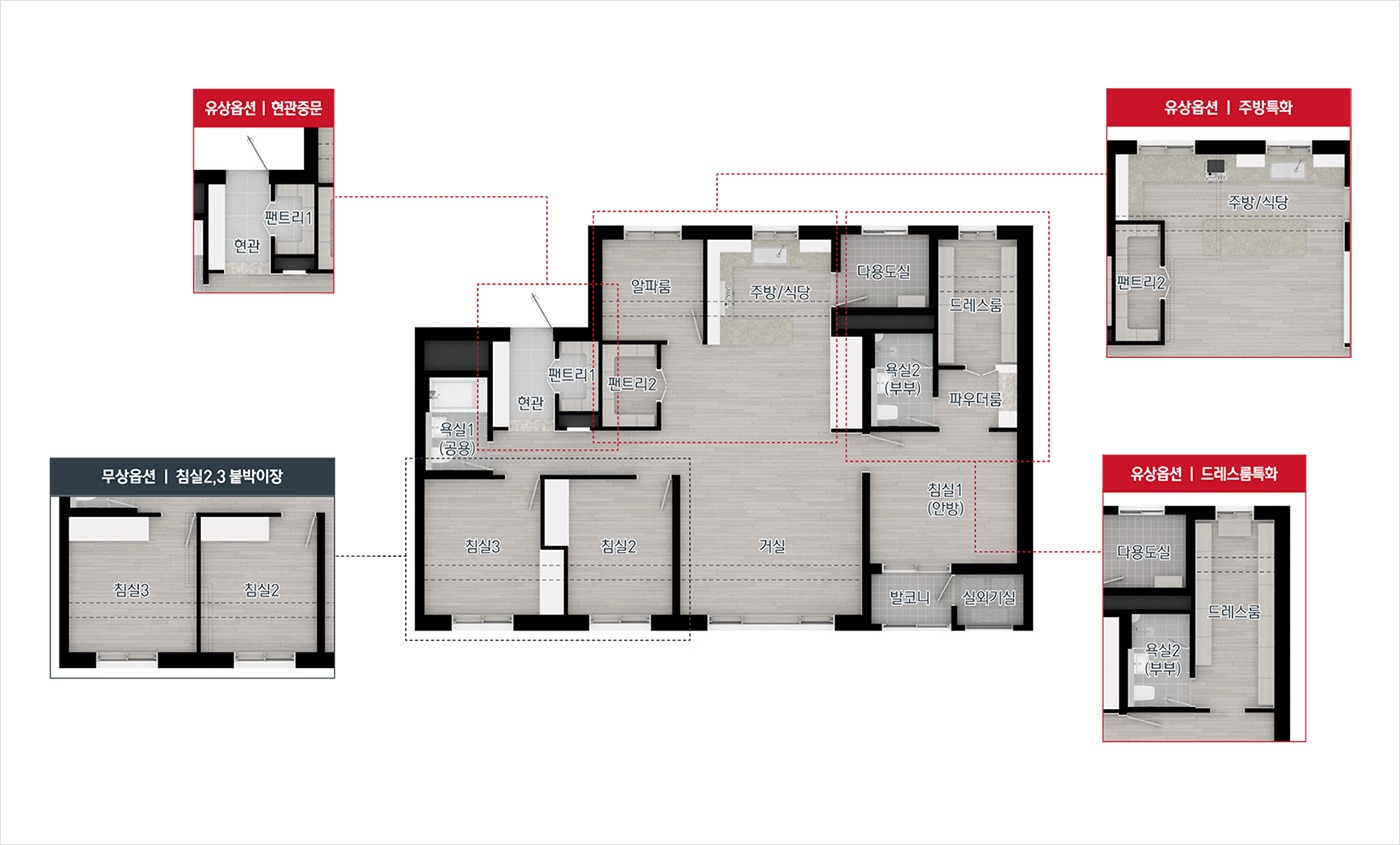 운정 아이파크 포레스트 99㎡ 타입 내부
