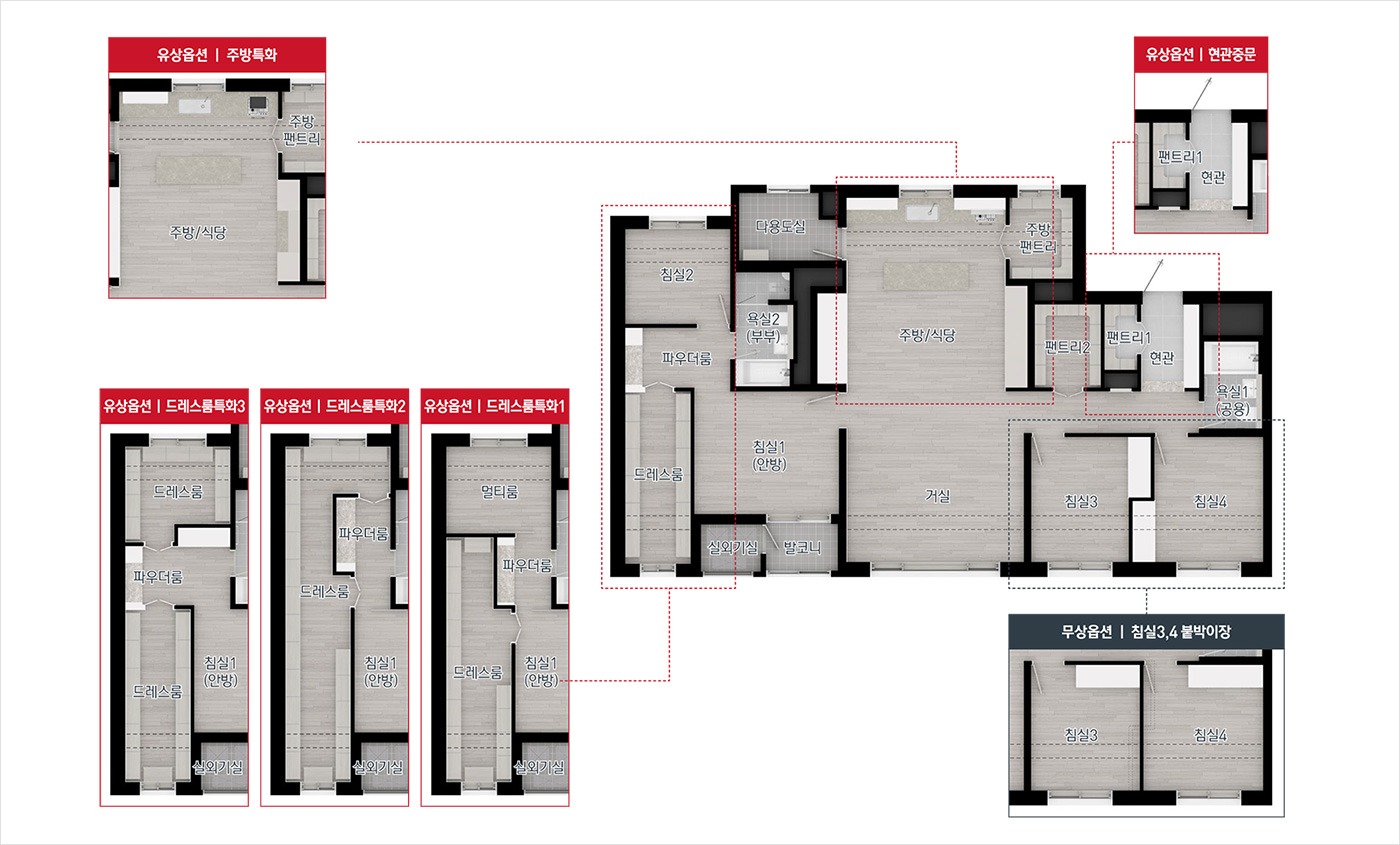 운정 아이파크 포레스트 113㎡ 타입 내부